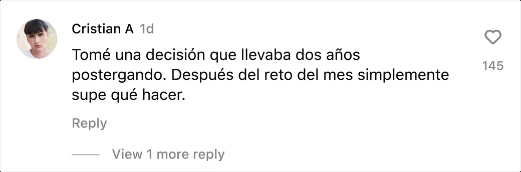 Comentario de Cristian A